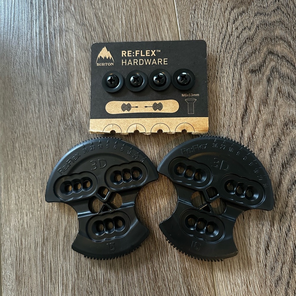 Snowboard binding hardware